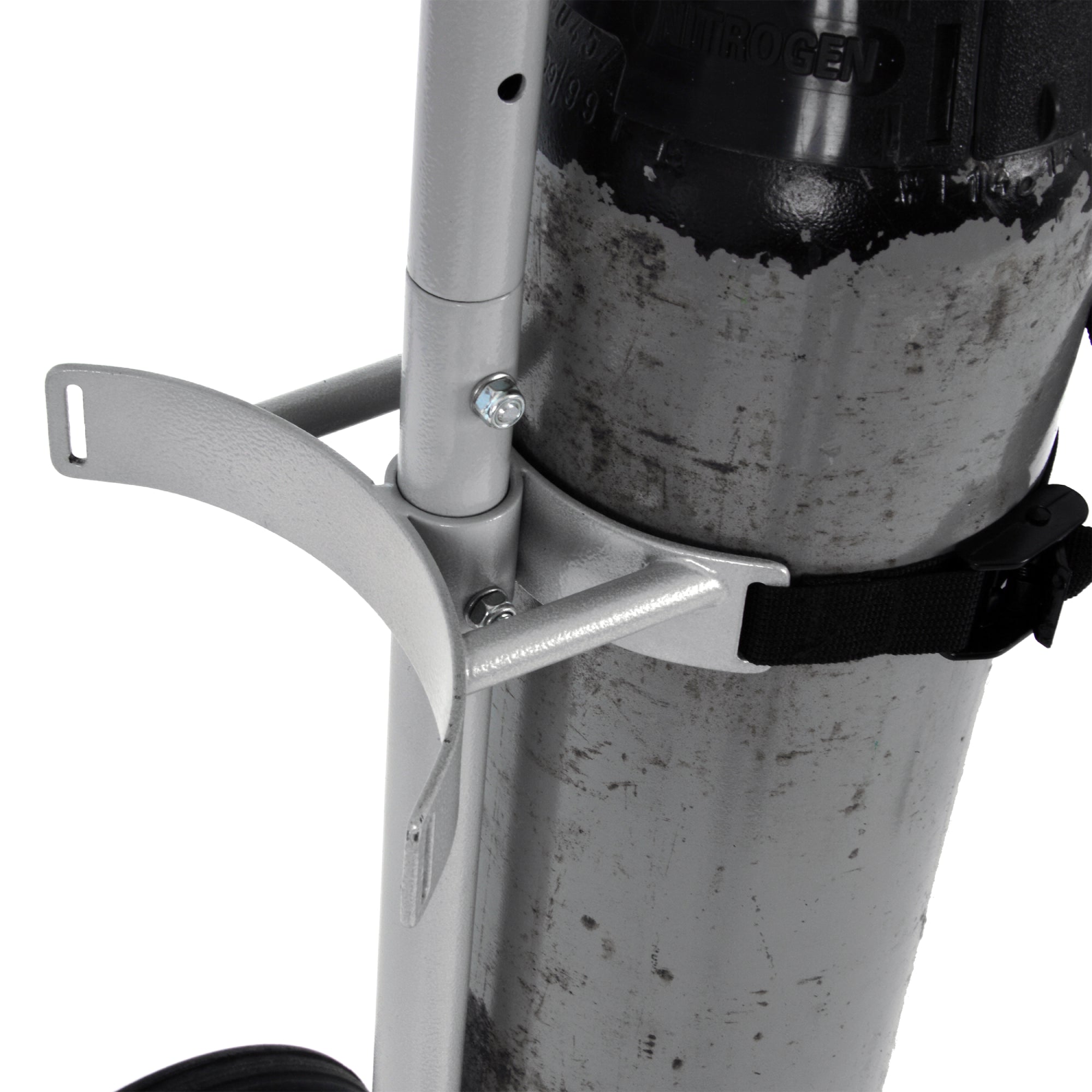 Single Air/Gas Bottle Trolley - Powder Coated