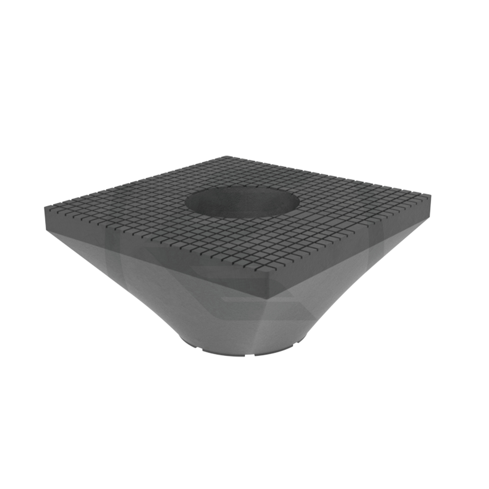 120x120x60mm EV Rubber Lifting Block