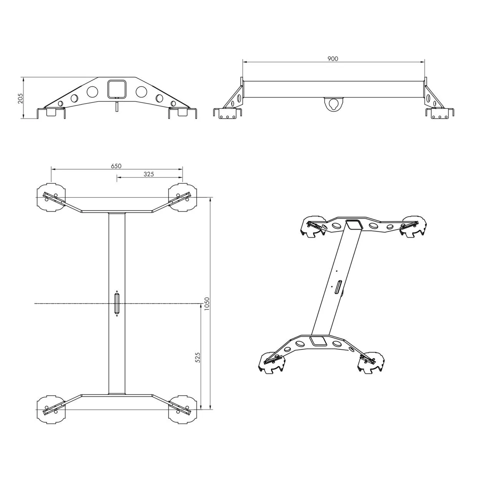 Nussbaum EV Battery Lifting Bridge (Suits BMW Gen 6 Battery)