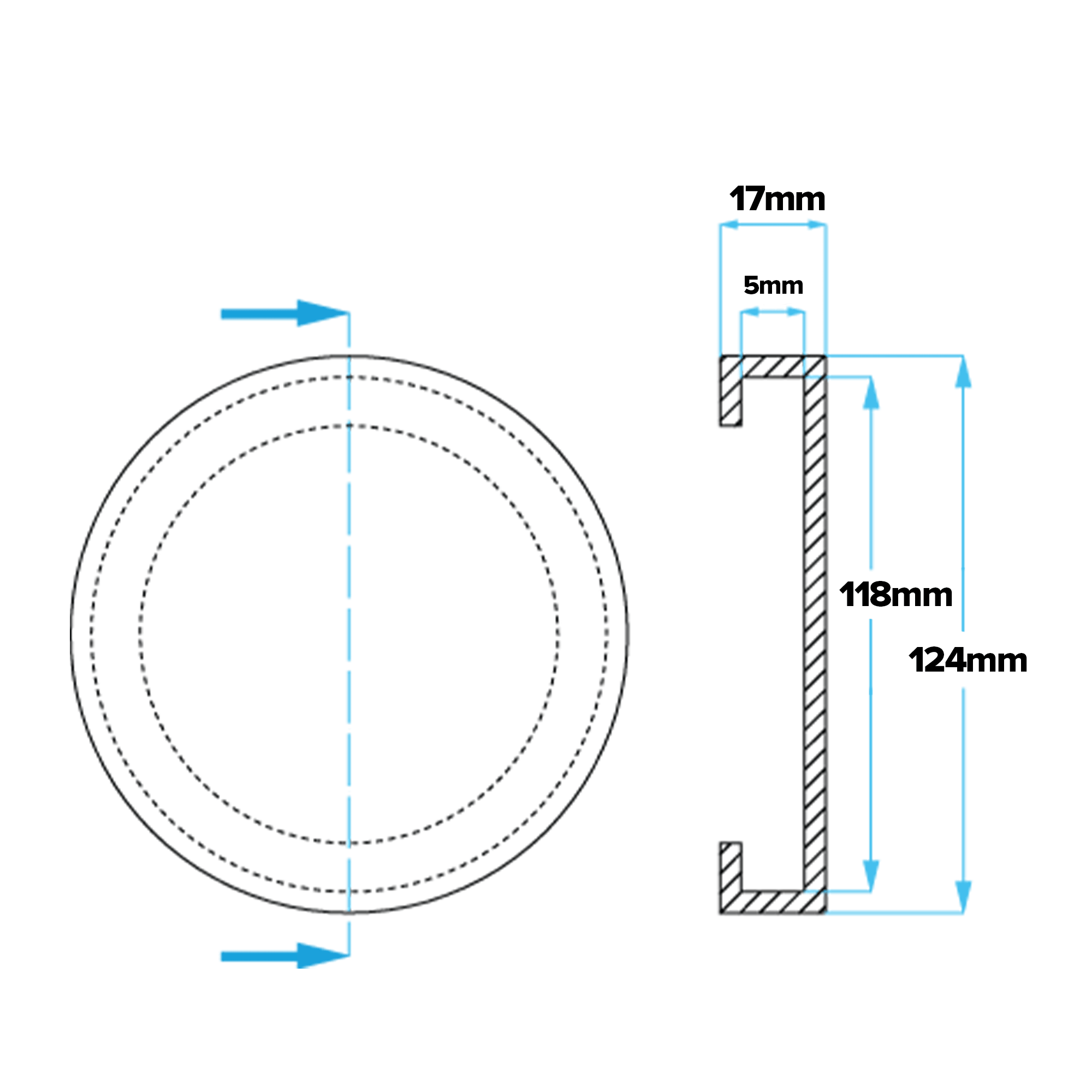 STERTIL KONI/ HH Intertec Rubber lifting pad 124mm