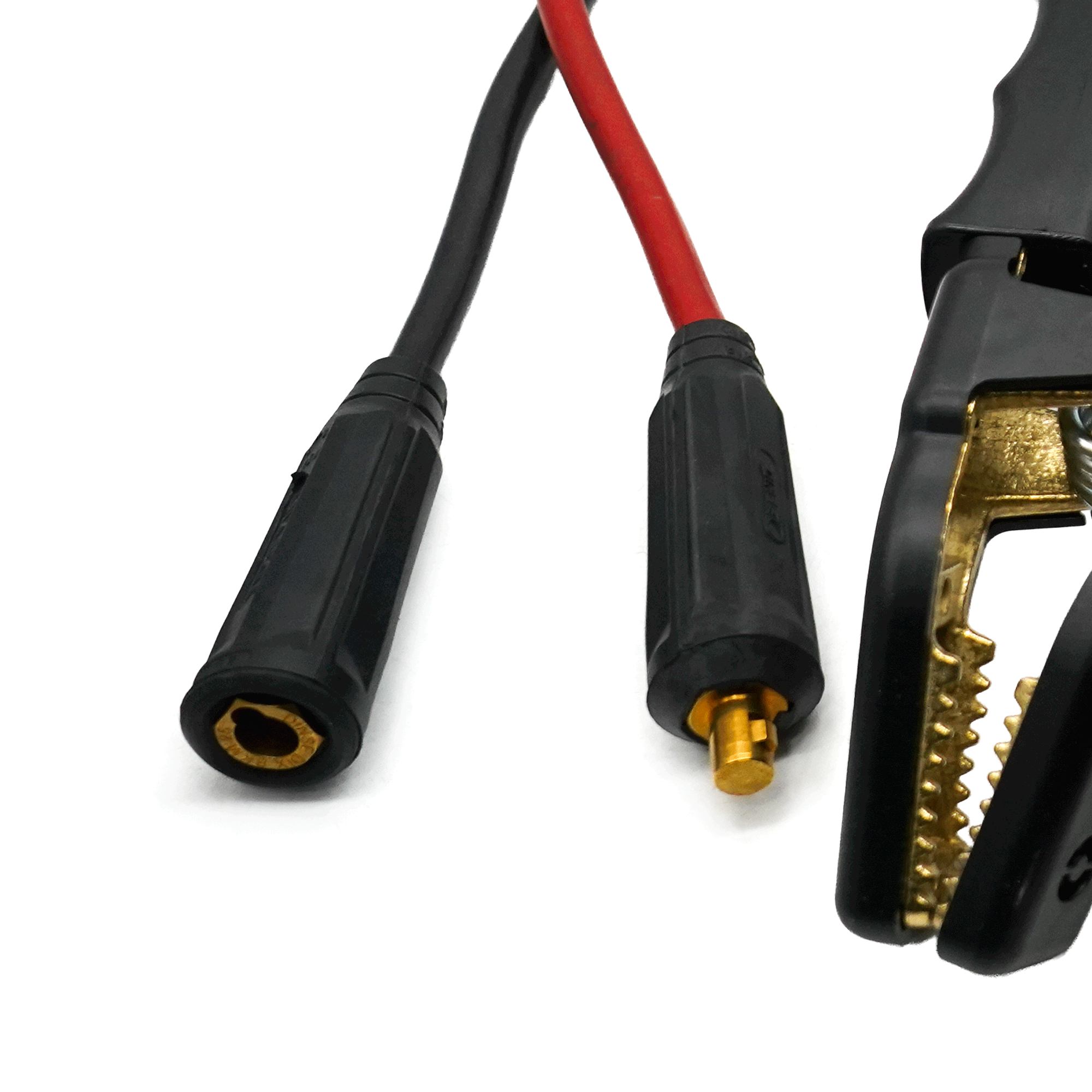 7m 12v Battery Charging Lead With Croc Clips Pair Dinse Mini Plugs