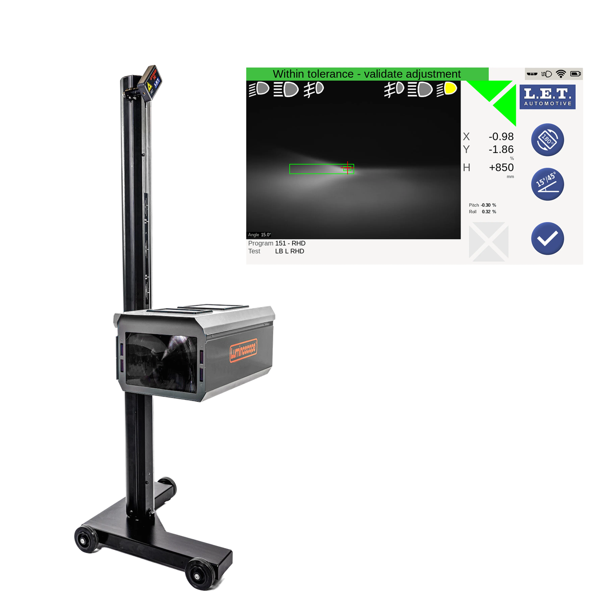 Luminoscope SLA40 Pro Headlight Tester