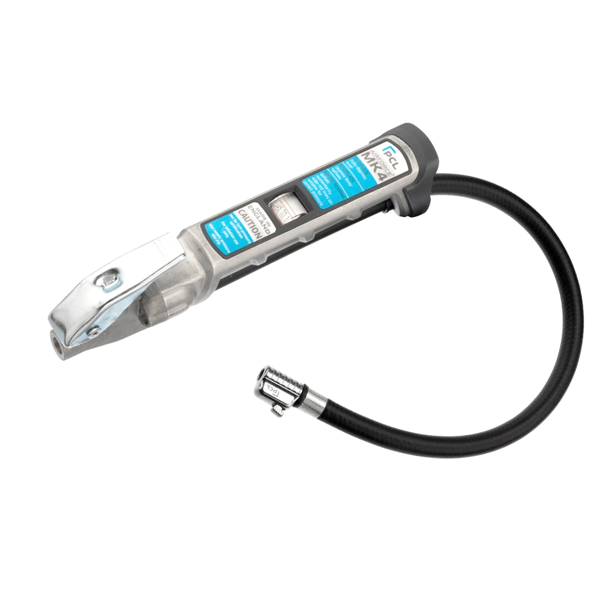 PCL MK4 Analogue Clip On Tyre Inflator 0.53m Hose
