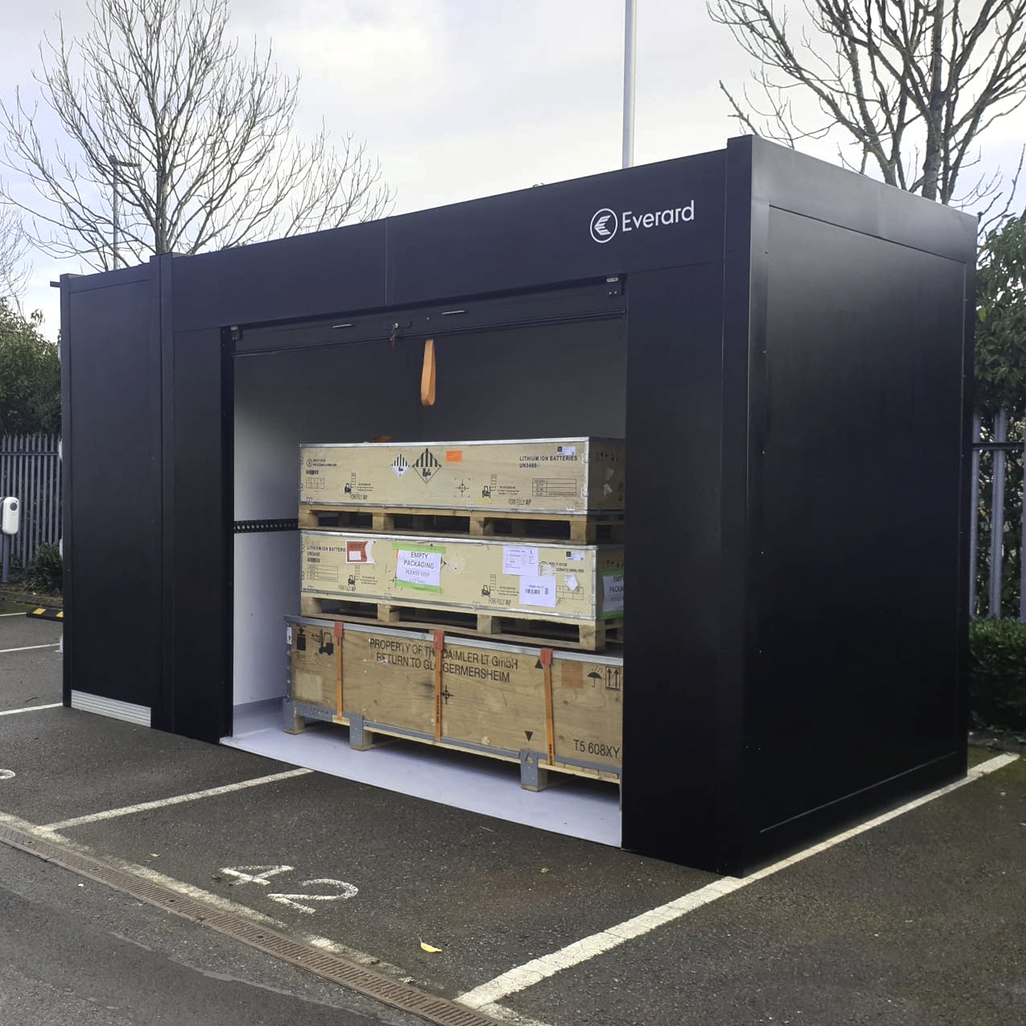 EV Battery Storage Pod