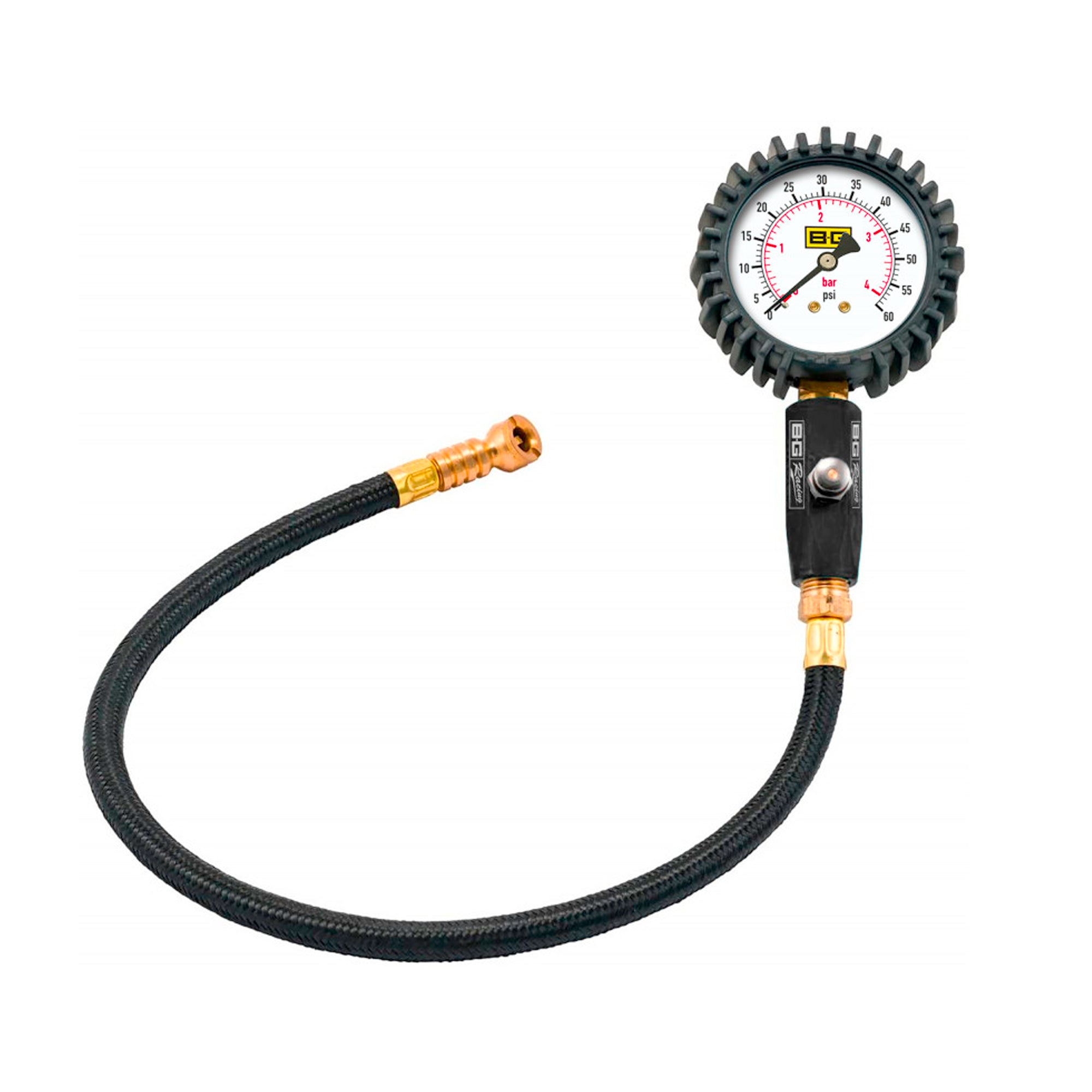 2.5" Tyre Pressure Gauge - 0-60 Psi/0-4 Bar