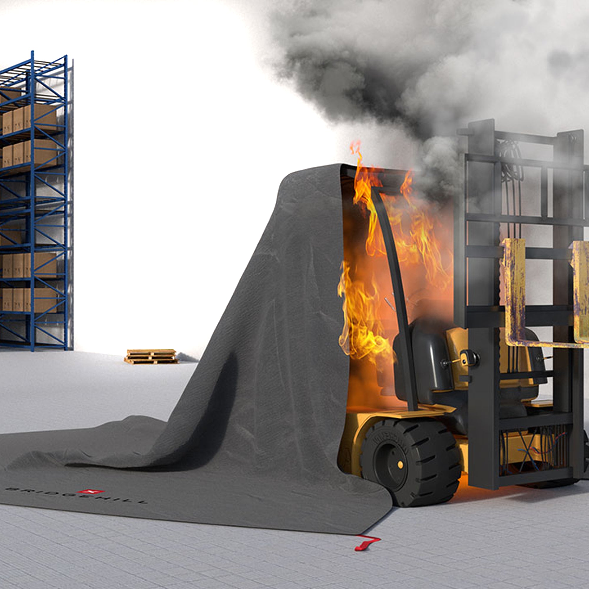Bridgehill Pallet Truck Fire Blanket