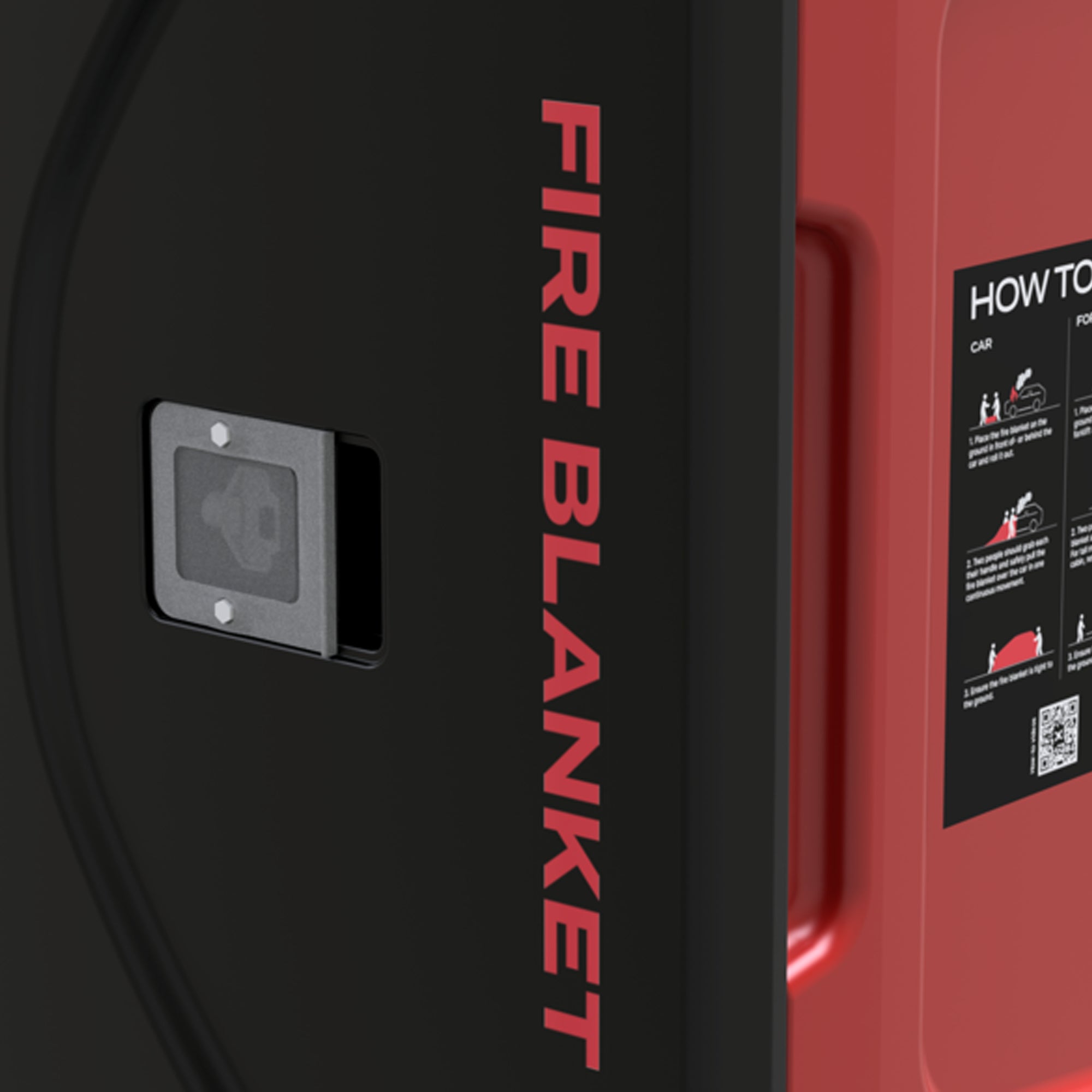 Fire Blanket Portable Cabinet