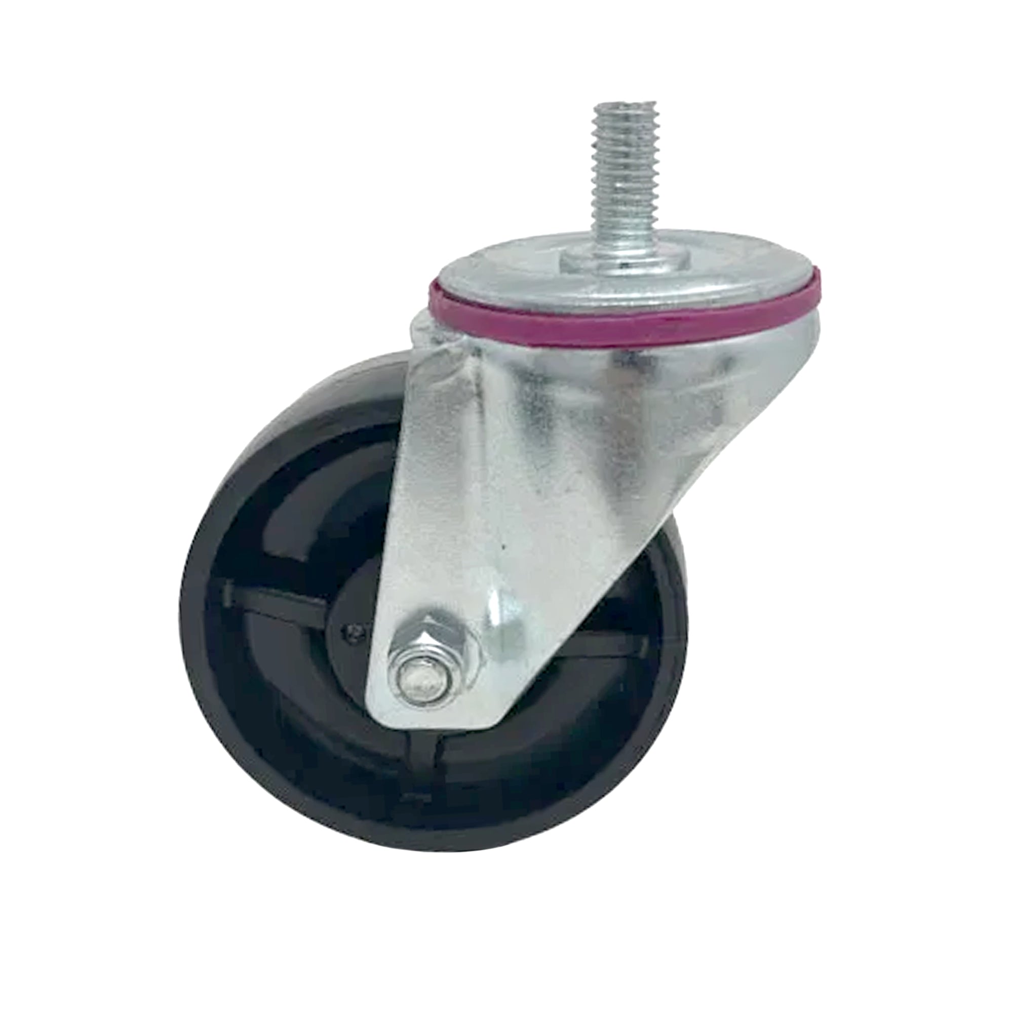 GoJak 4" Castor Assembly - Violet Ring (2nd Gen) (GJ6313)