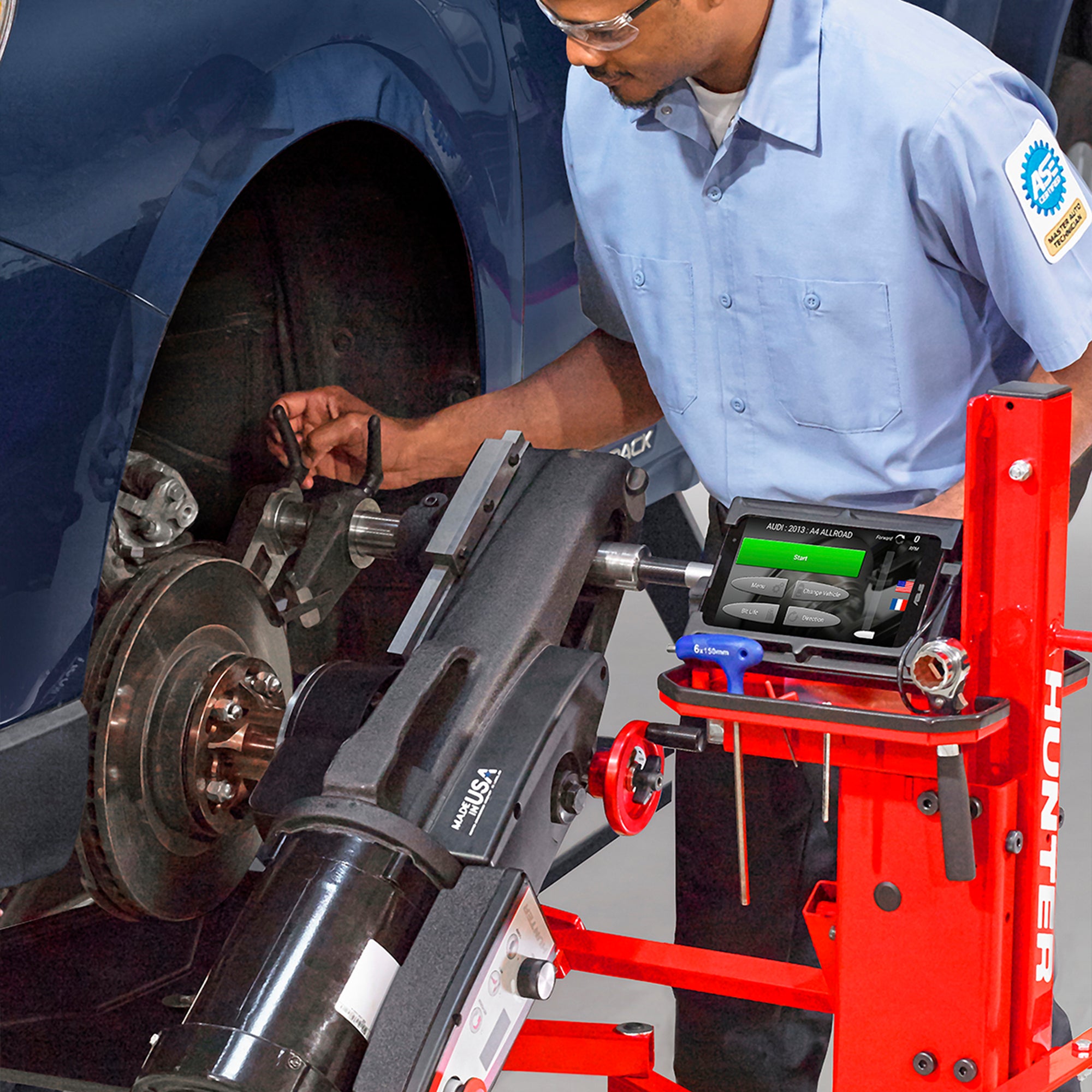 Hunter AutoComp Elite On-Car Brake Lathe