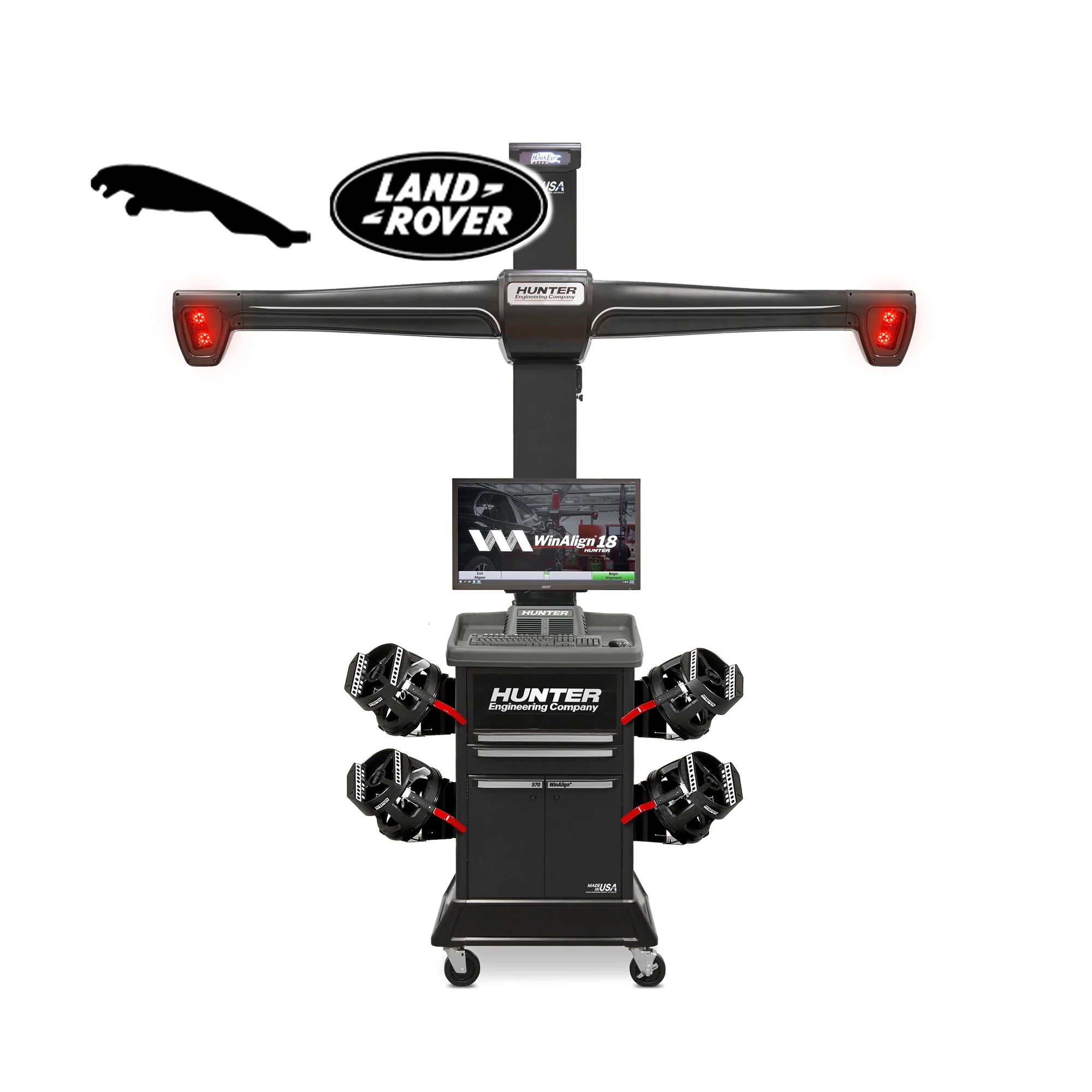 Hunter Hawkeye TD Elite Wheel Aligner - Jaguar Land Rover Approved