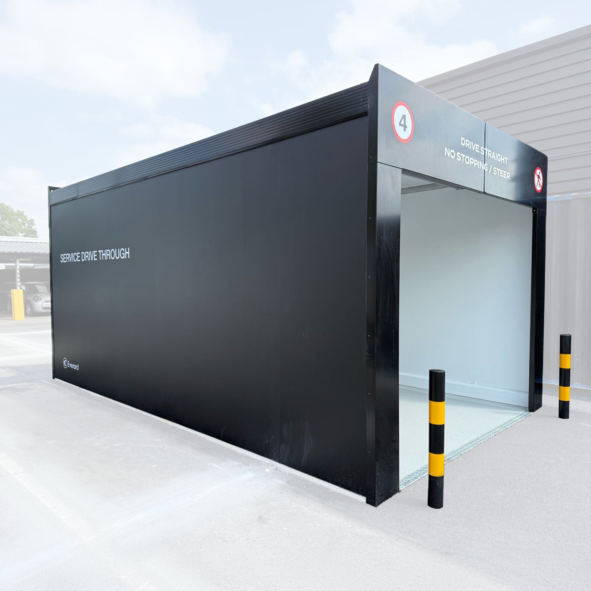 Vehicle Drive-through Inspection Pod