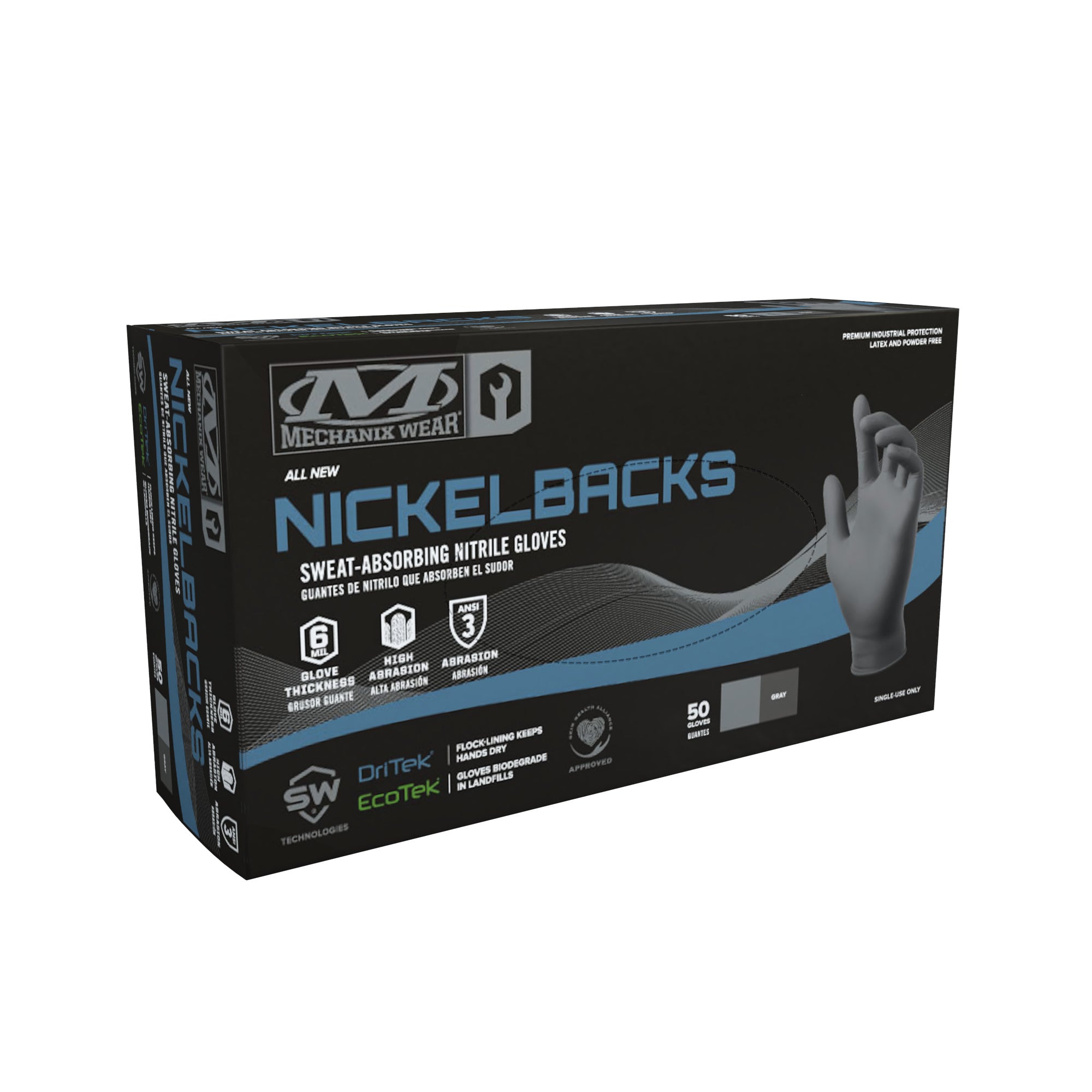 Mechanix Nickelbacks Ultra Strong Nitrile Gloves