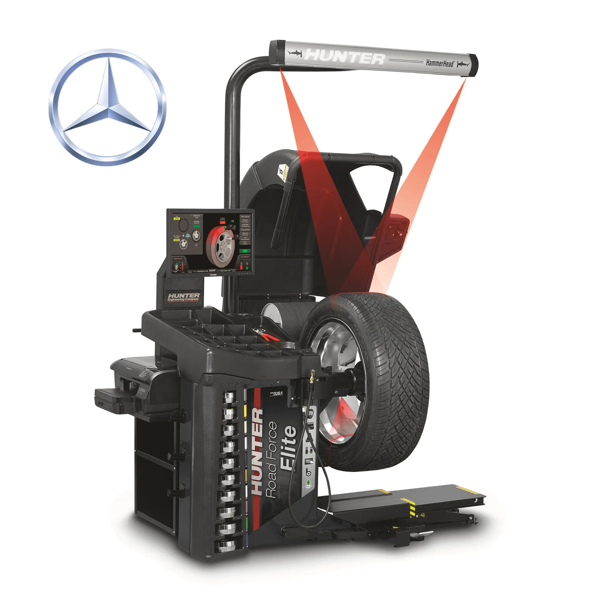 Hunter Road Force Elite Wheel Balancer - Mercedes Approved
