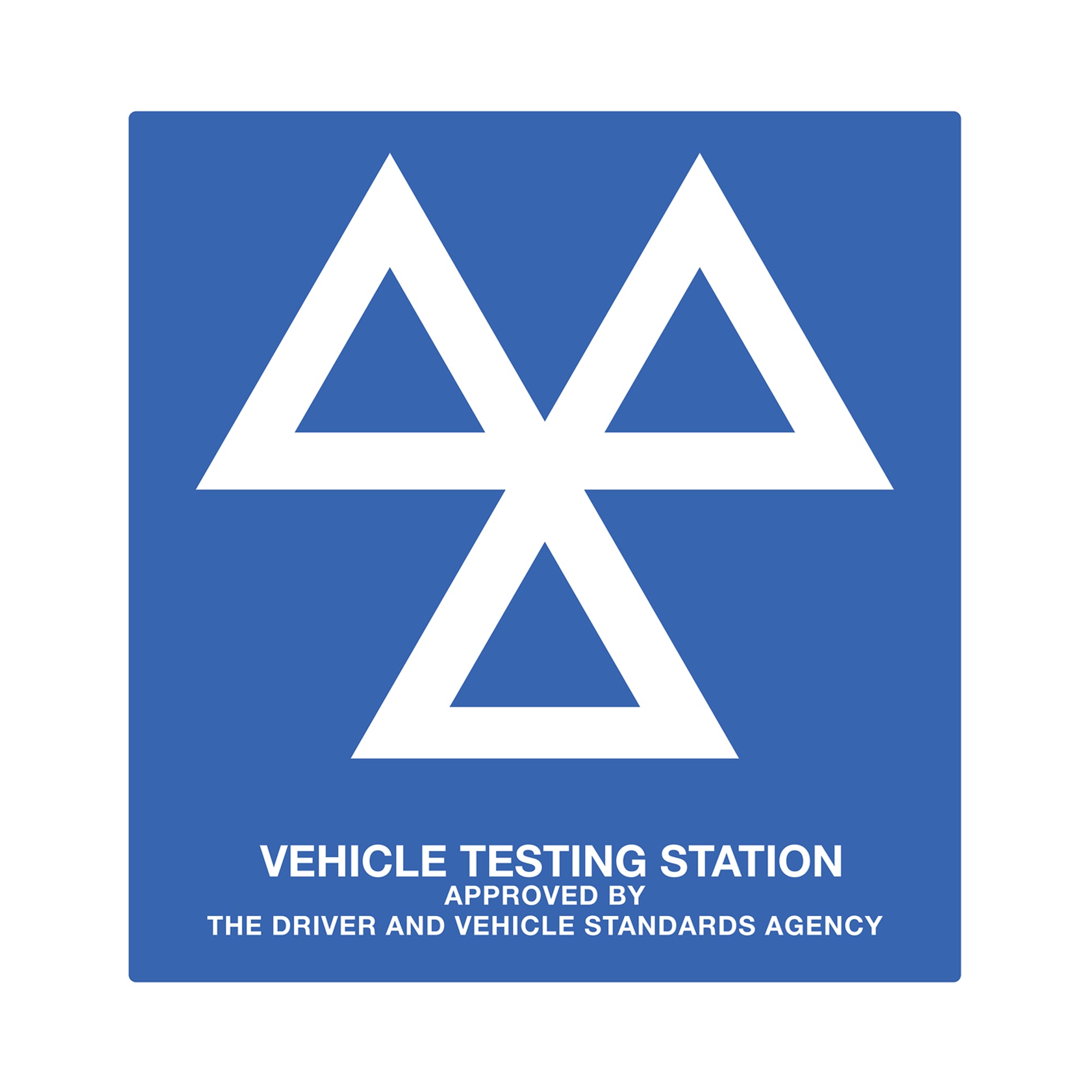 Worksafe® MOT Testing Station Safety Sign - Rigid Plastic