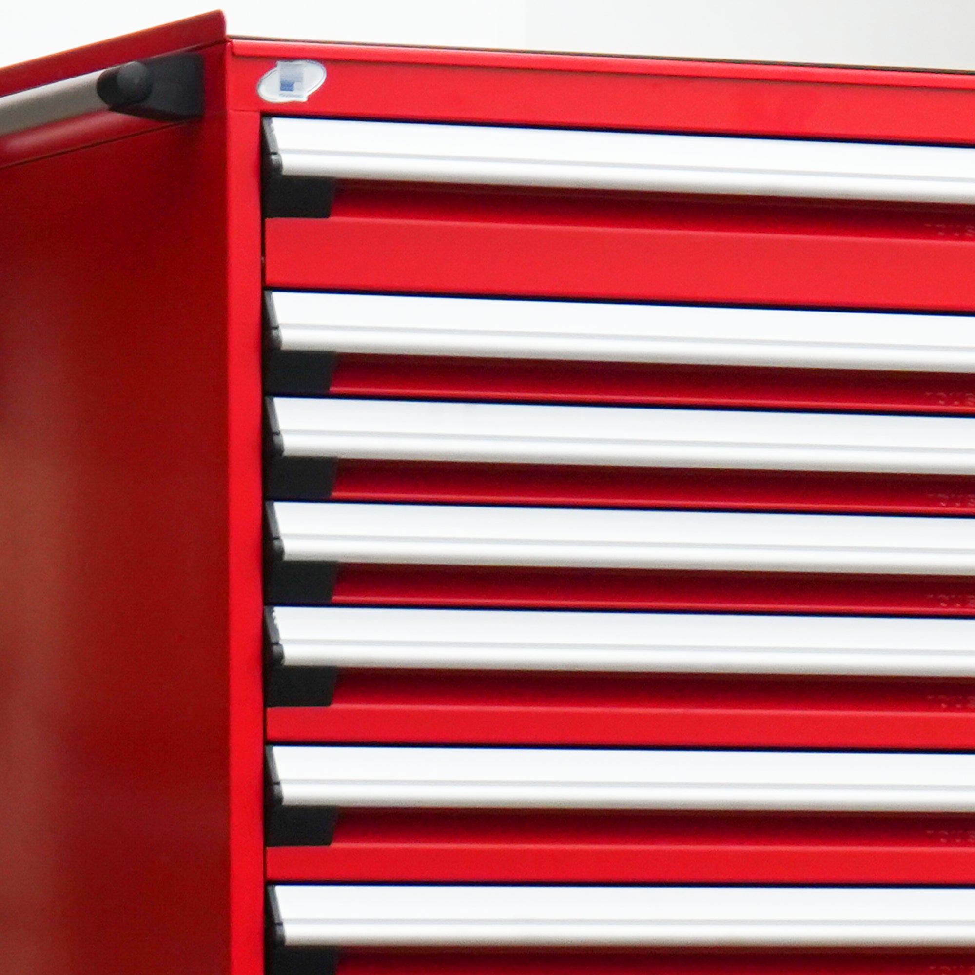 Rousseau Mobile 7 Drawer 48 Inch Red Toolbox