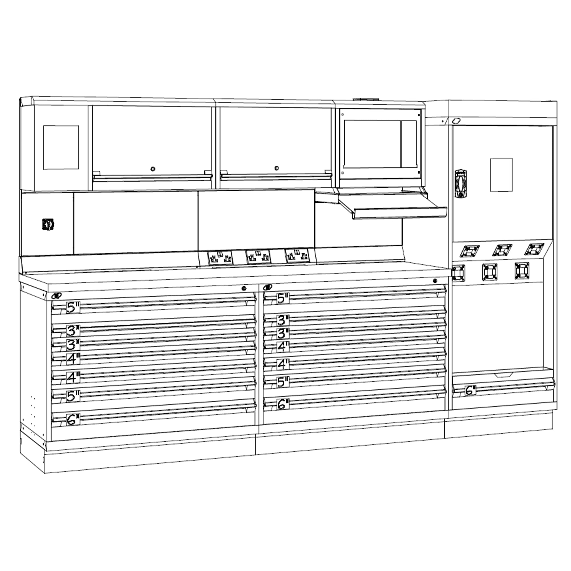 Rousseau Dual Shift Single Workstation