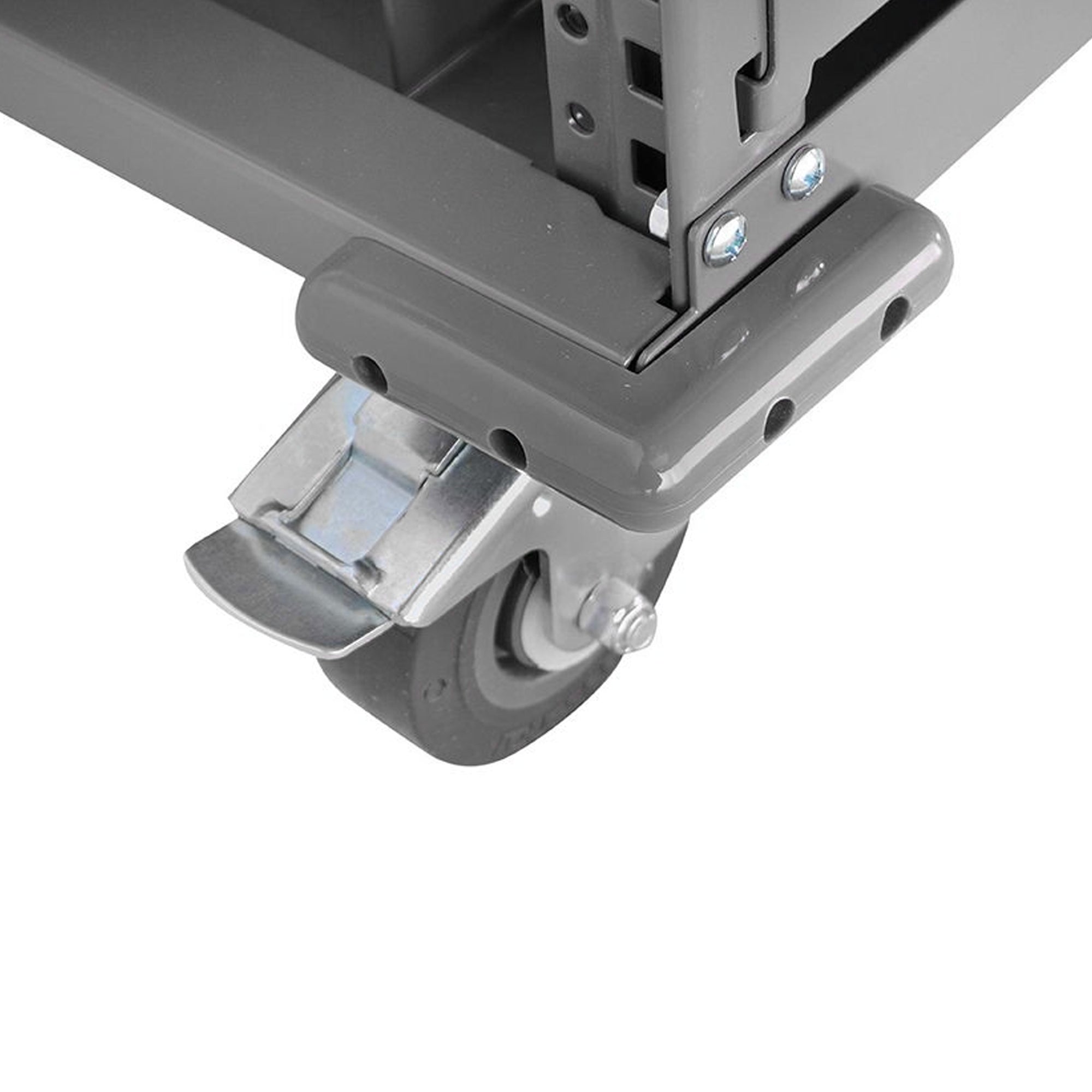 Rousseau Large Grey Mobile Stripdown Shelving Unit