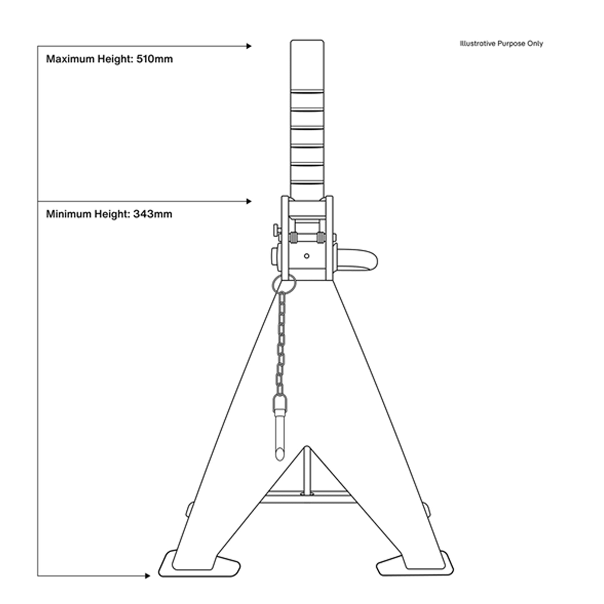 Auto-Rise 3.0T Axle Stands