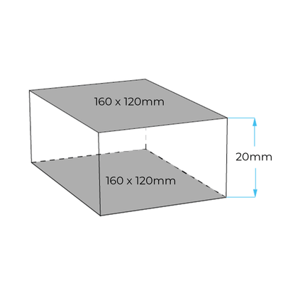 Herrmann/JAB Rubber Lifting Block 160x120x20mm