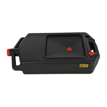 Fluid Drain Tank/Pan With Handle - 10 Litre - Black