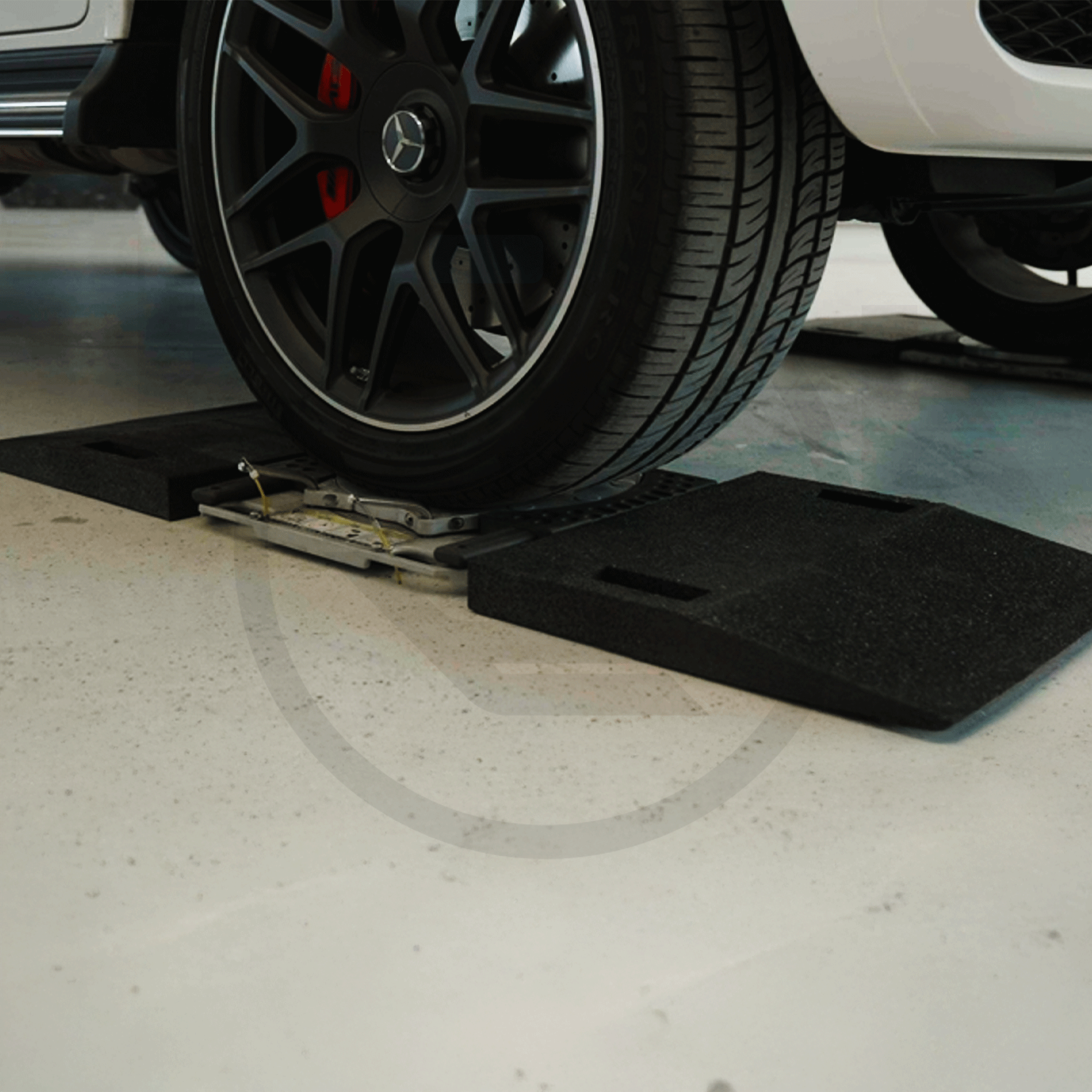 500x500x50mm Rubber Access Ramp