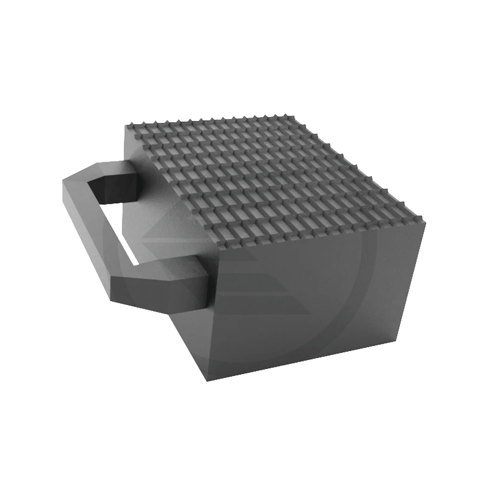 160x120x80mm Universal Handled Rubber Lifting Block
