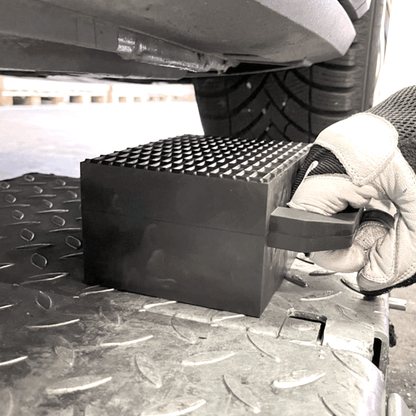 160x120x80mm Universal Handled Rubber Lifting Block
