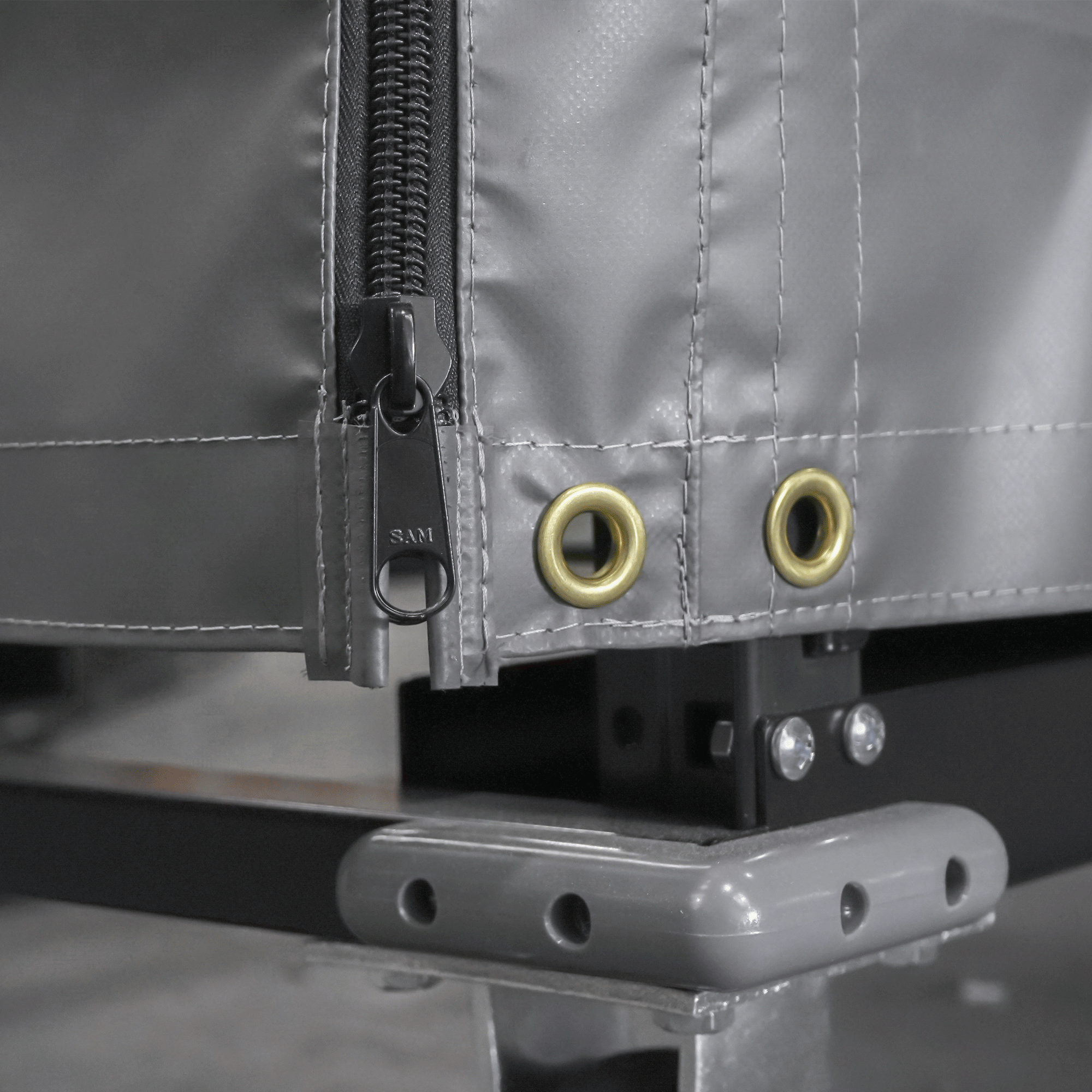 Rousseau Heavy Duty PVC Stripdown Shelving Trolley Cover Dark Grey