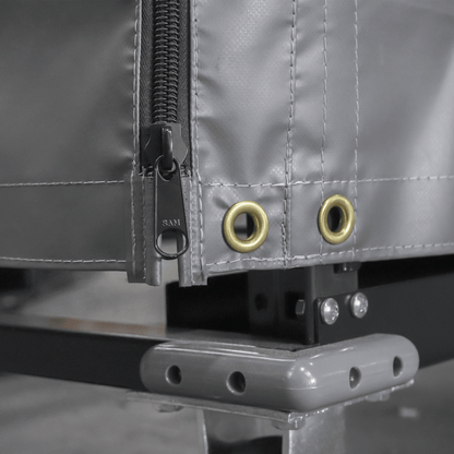 Rousseau Heavy Duty PVC Stripdown Shelving Trolley Cover Dark Grey