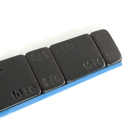 Schwarz beschichtete selbstklebende Radgewichte 5/10g (Packung mit 100)