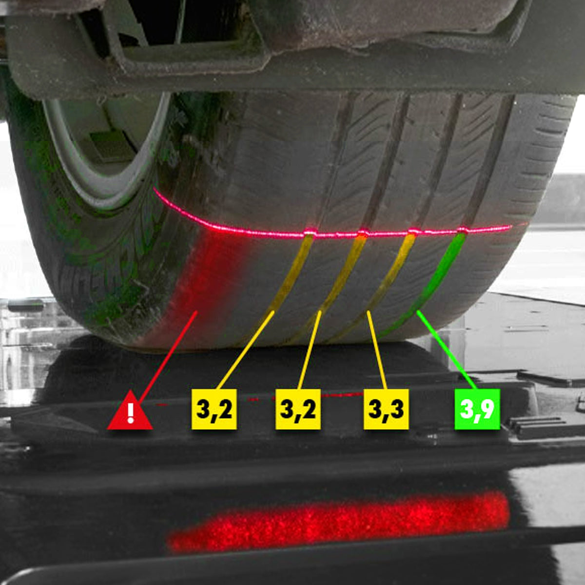 Hunter Quick Tread Edge drive-over tread scanner