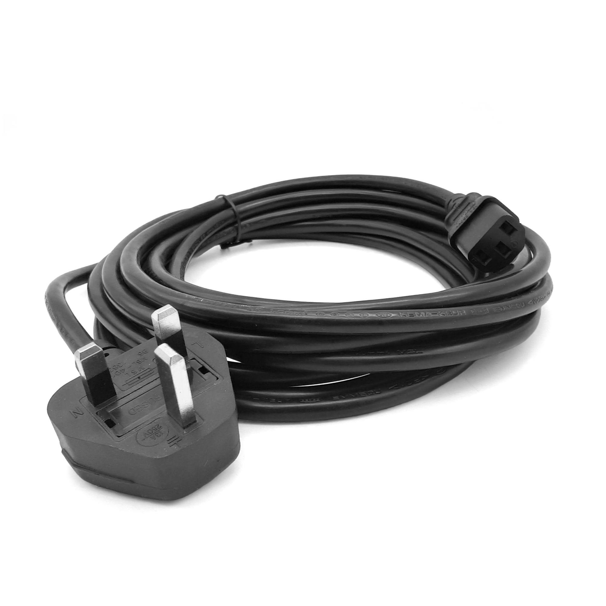 5m 3 Pin Plug Kettle Lead (C13 to 13a UK Plug) – Everard Group Limited