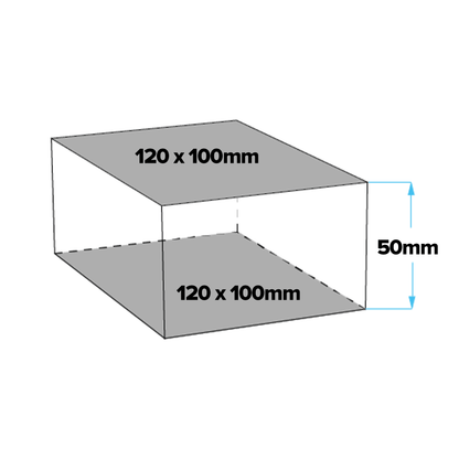 120x100x50mm Universal Rubber Block
