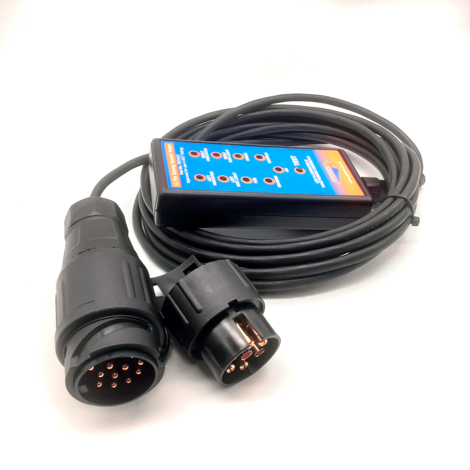 13/7 PIN Towbar Trailer Socket Tester – DVSA APPROVED for MOT Use ...