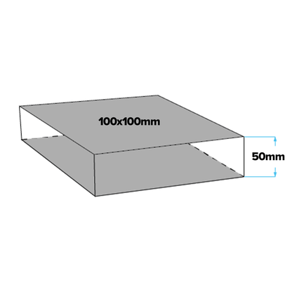 500x500x50mm Rubber Infill Plate