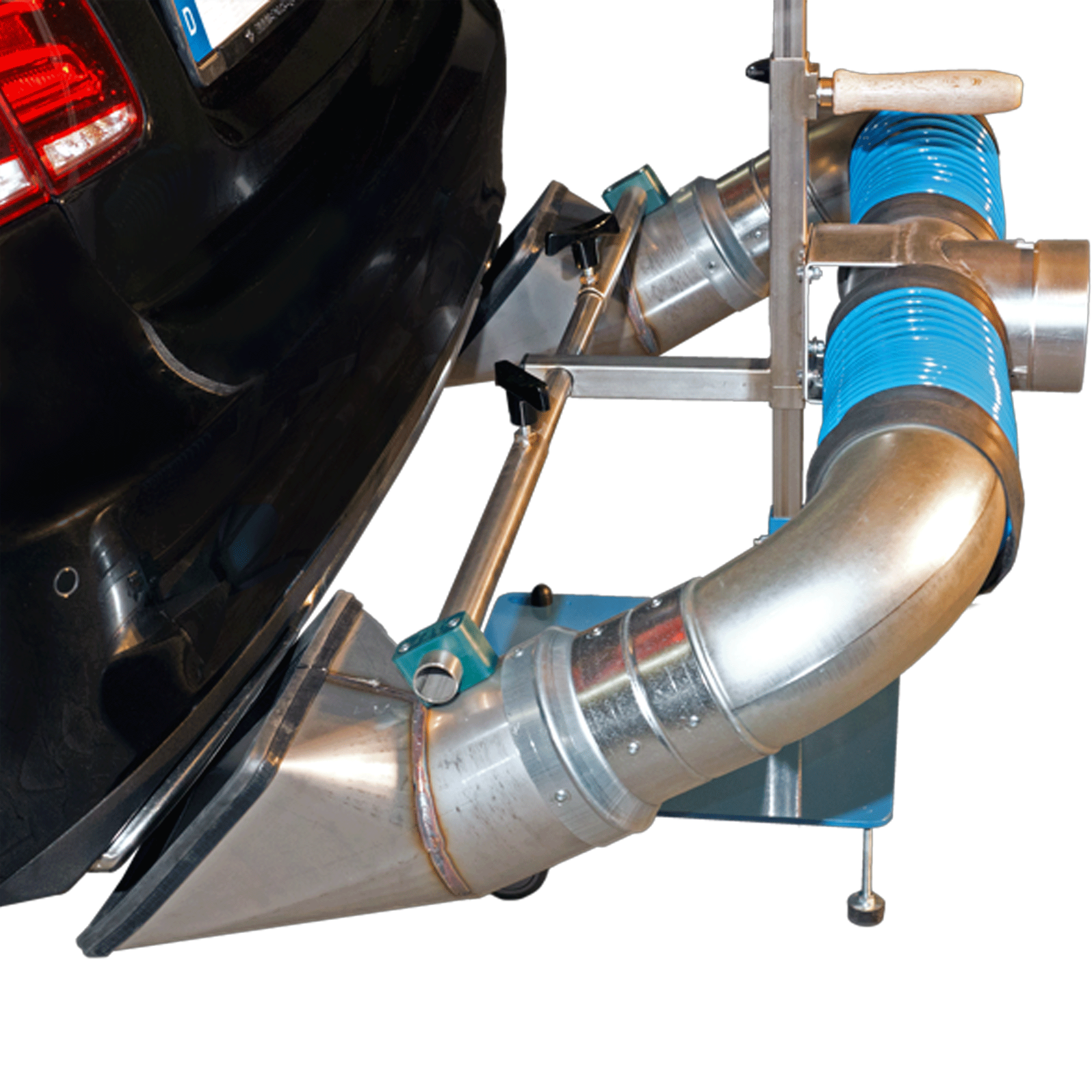 Norfi Mobile Double Funnel with Stop Sign
