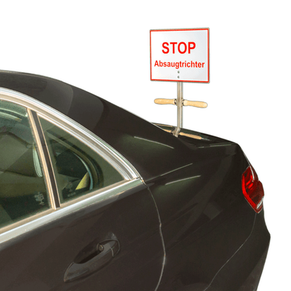 Norfi Mobile Double Funnel with Stop Sign