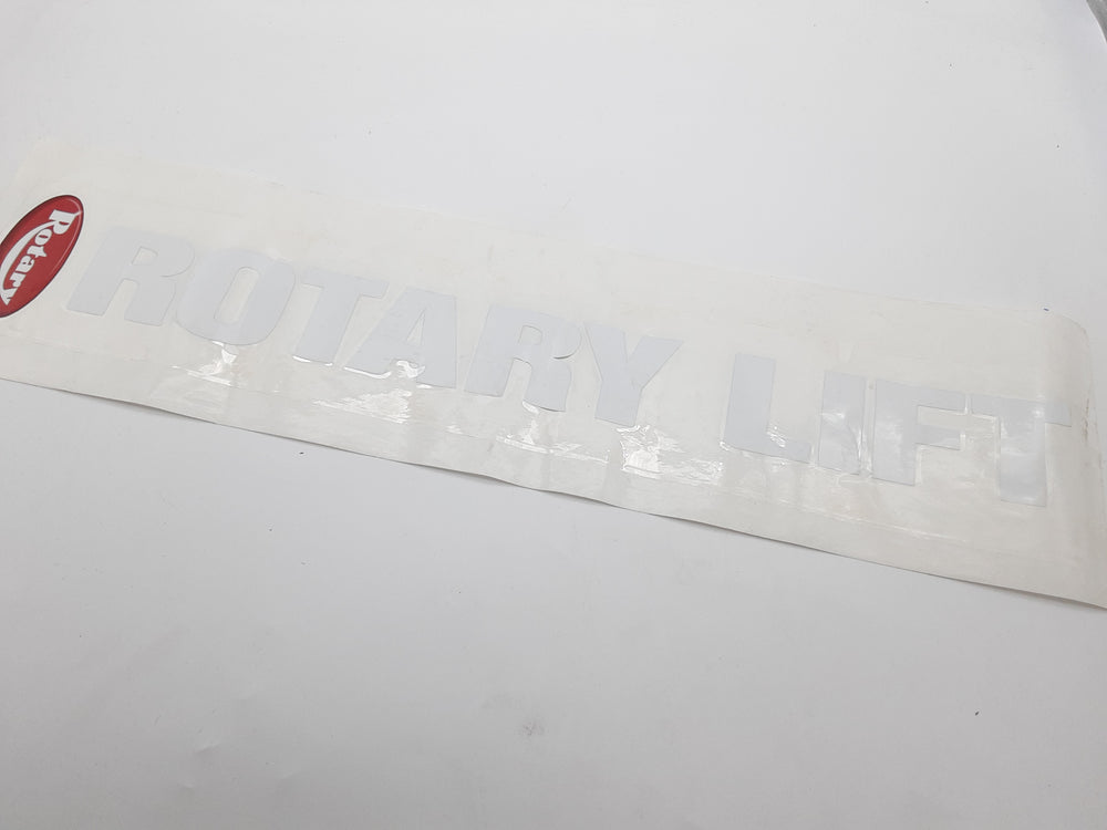Rotary EH Extension Inch Rotary Lift Inch Label/Sticker (18 Inch x 2-7 ...