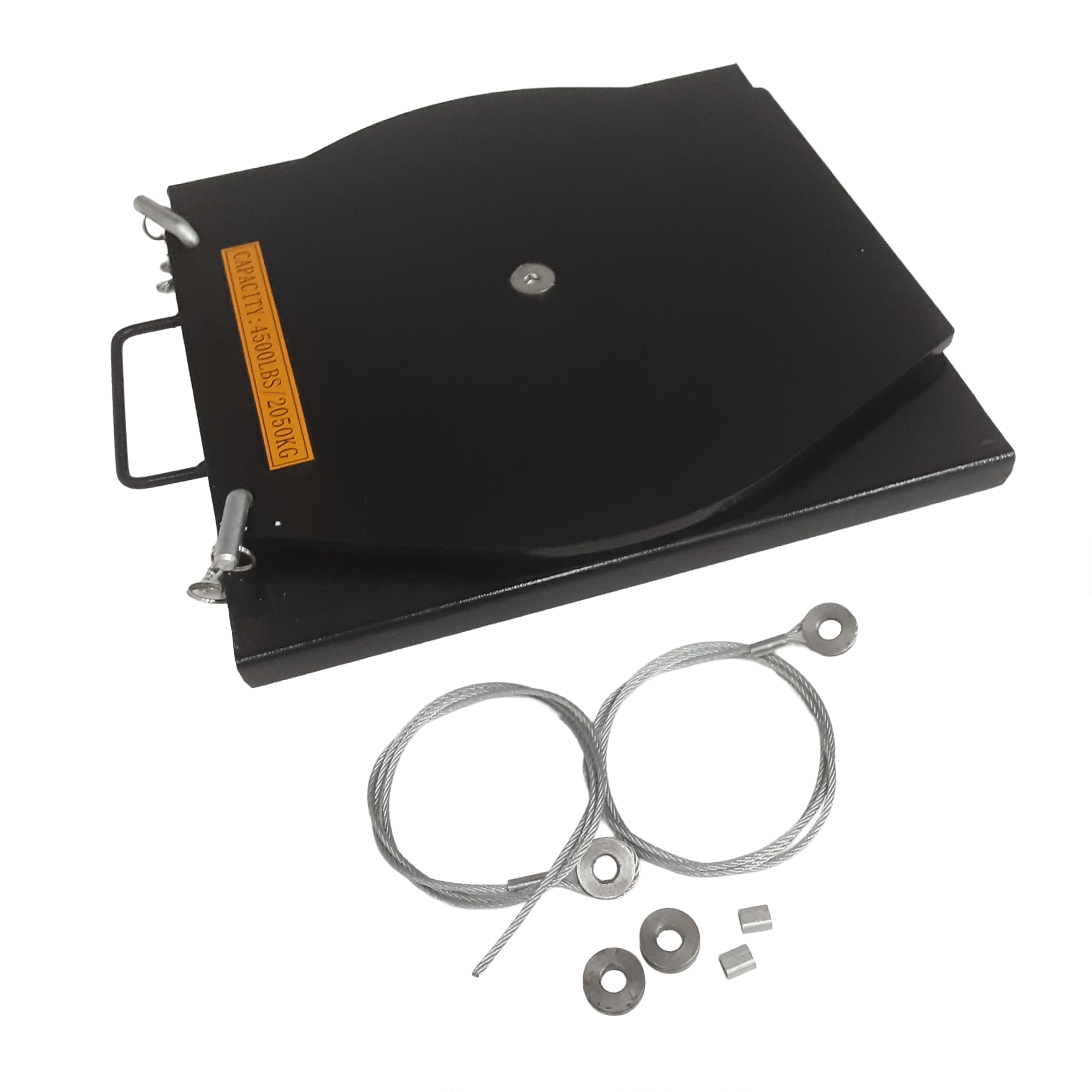 Rotary Radius Turn Plates (Each) C/W wires 355mm x 355mm x 37mm