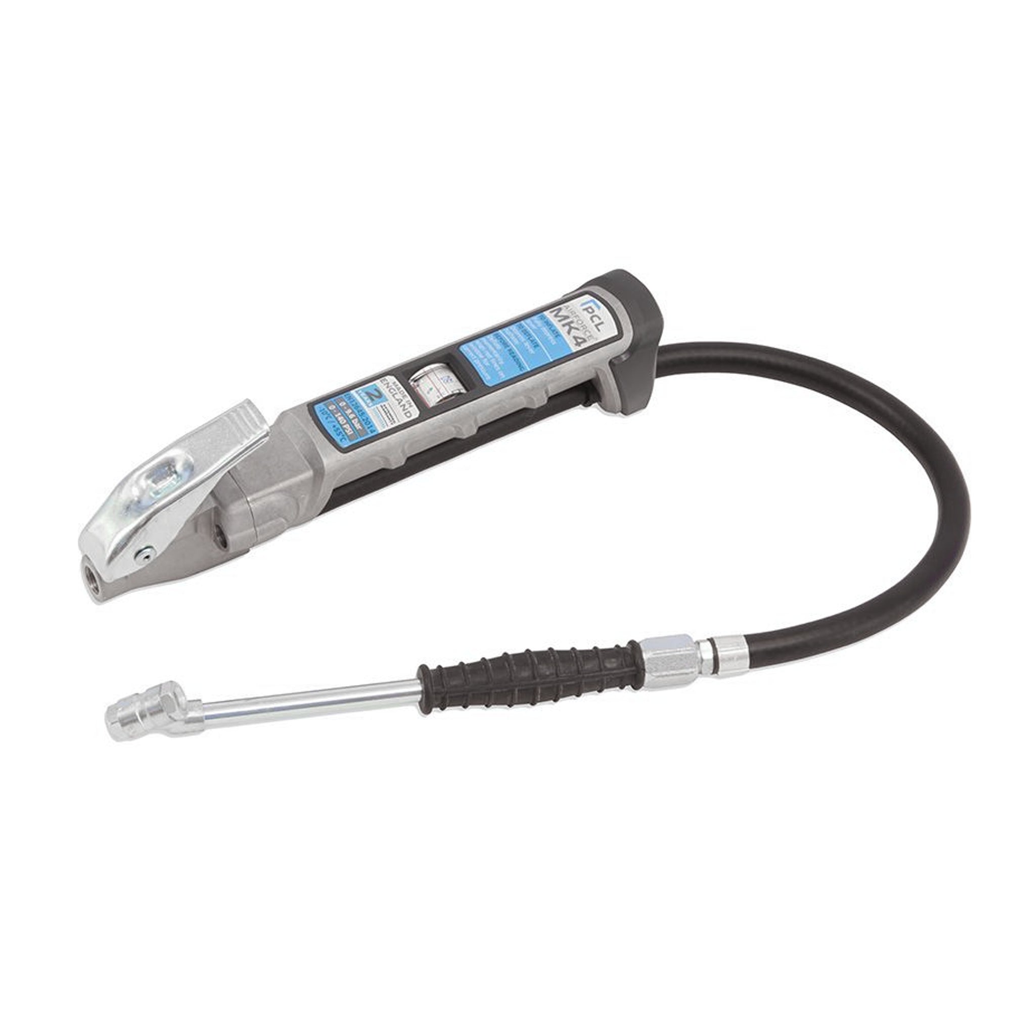 PCL MK4 Analogue Hold On Tyre Inflator 0.53m Hose