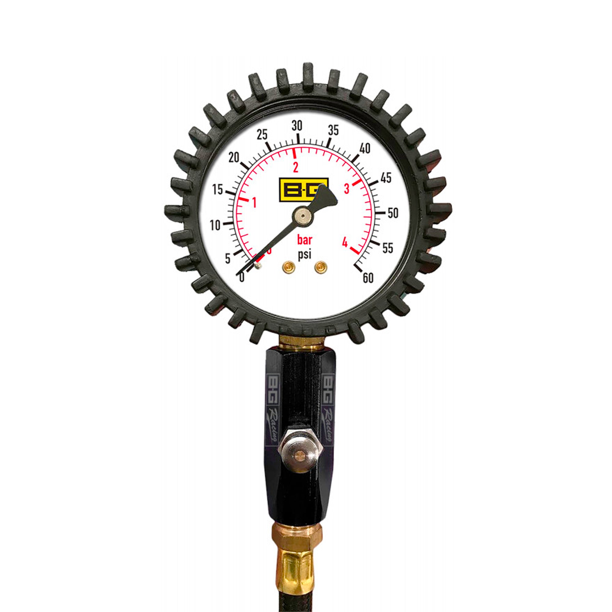 2.5" Tyre Pressure Gauge - 0-60 Psi/0-4 Bar