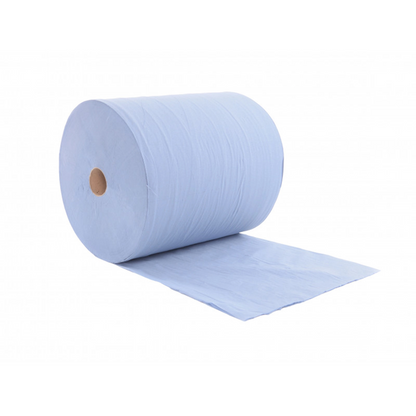 Blue Paper Towel Roll 3 Ply - 35cm x 40cm - 1000 Sheets