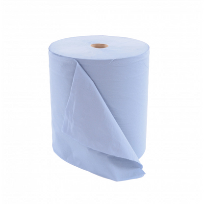 Blue Paper Towel Roll 3 Ply - 35cm x 40cm - 1000 Sheets