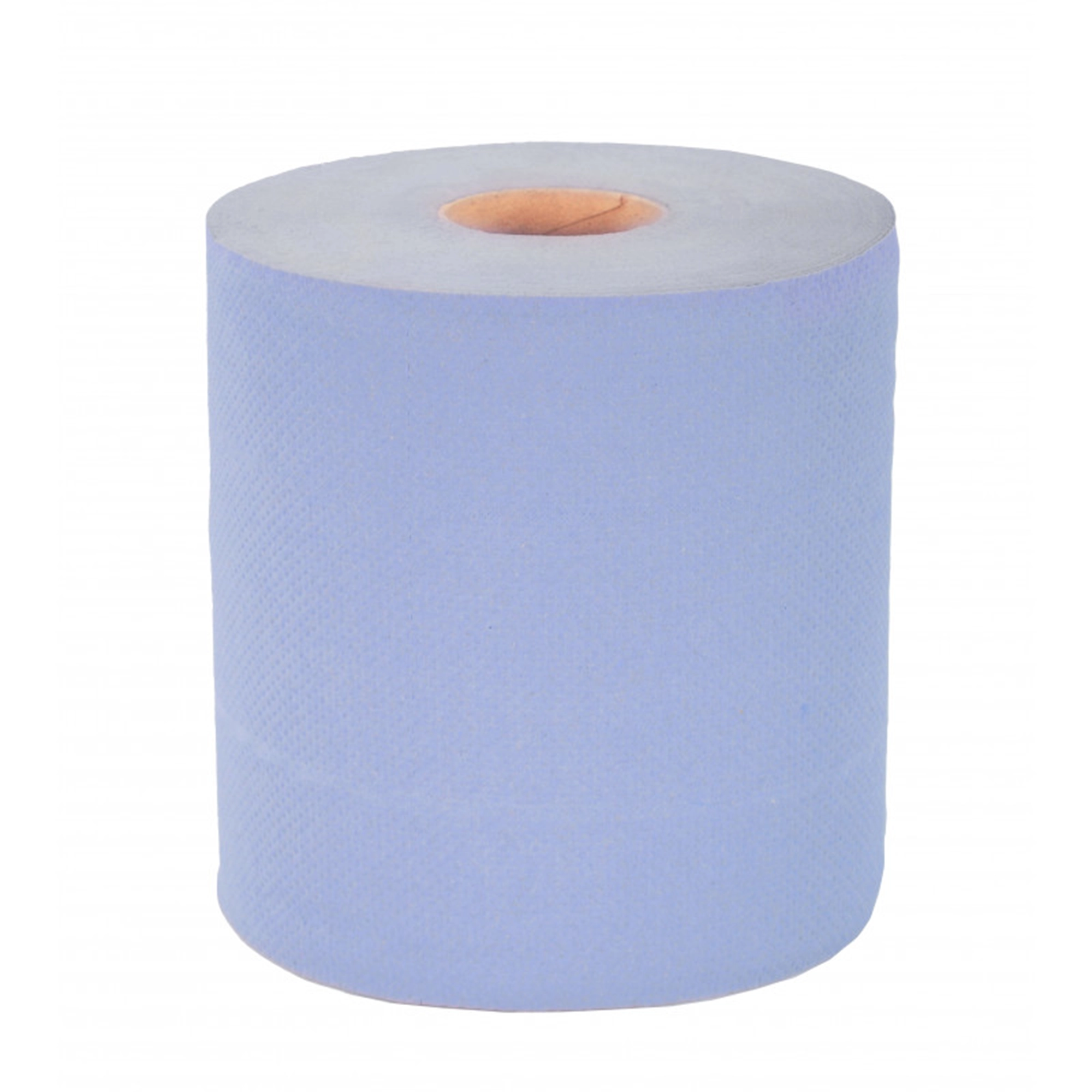 Blue Paper Towel Roll (x 6) 2 Ply - 19cm x 19cm - 400 Sheets
