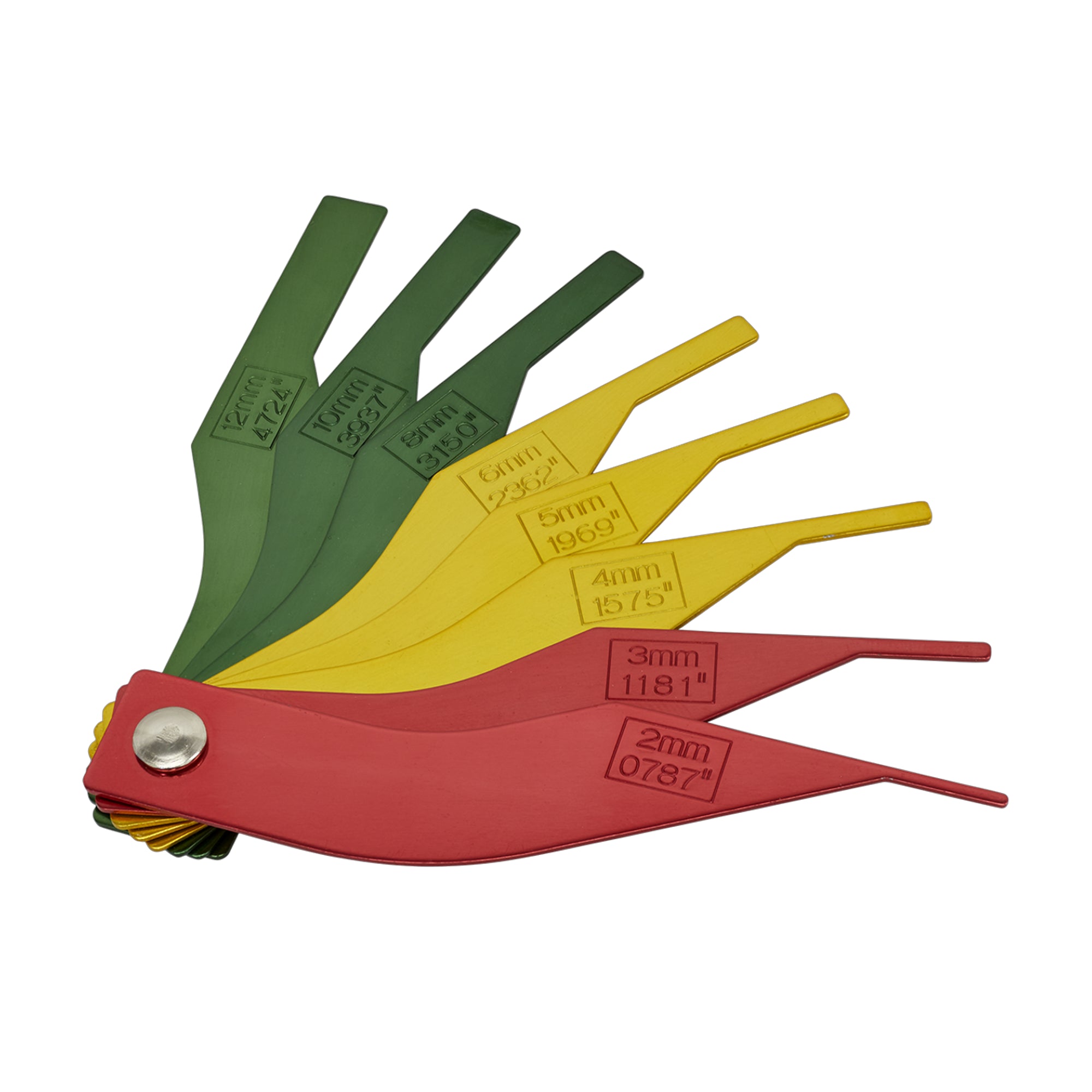 8pc Brake Pad Thickness Gauge