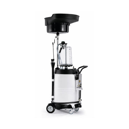 Evacuator Oil Drainer With Inspection Chamber