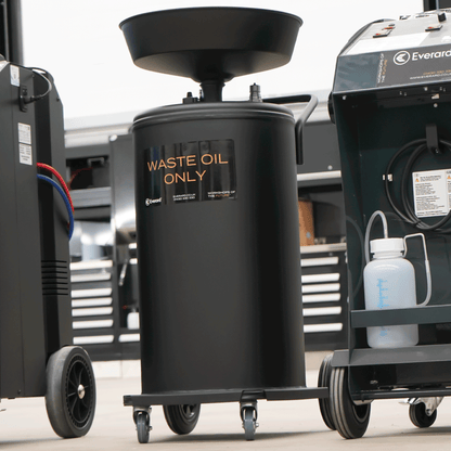 Everard Black Pumped Waste Oil Drainer