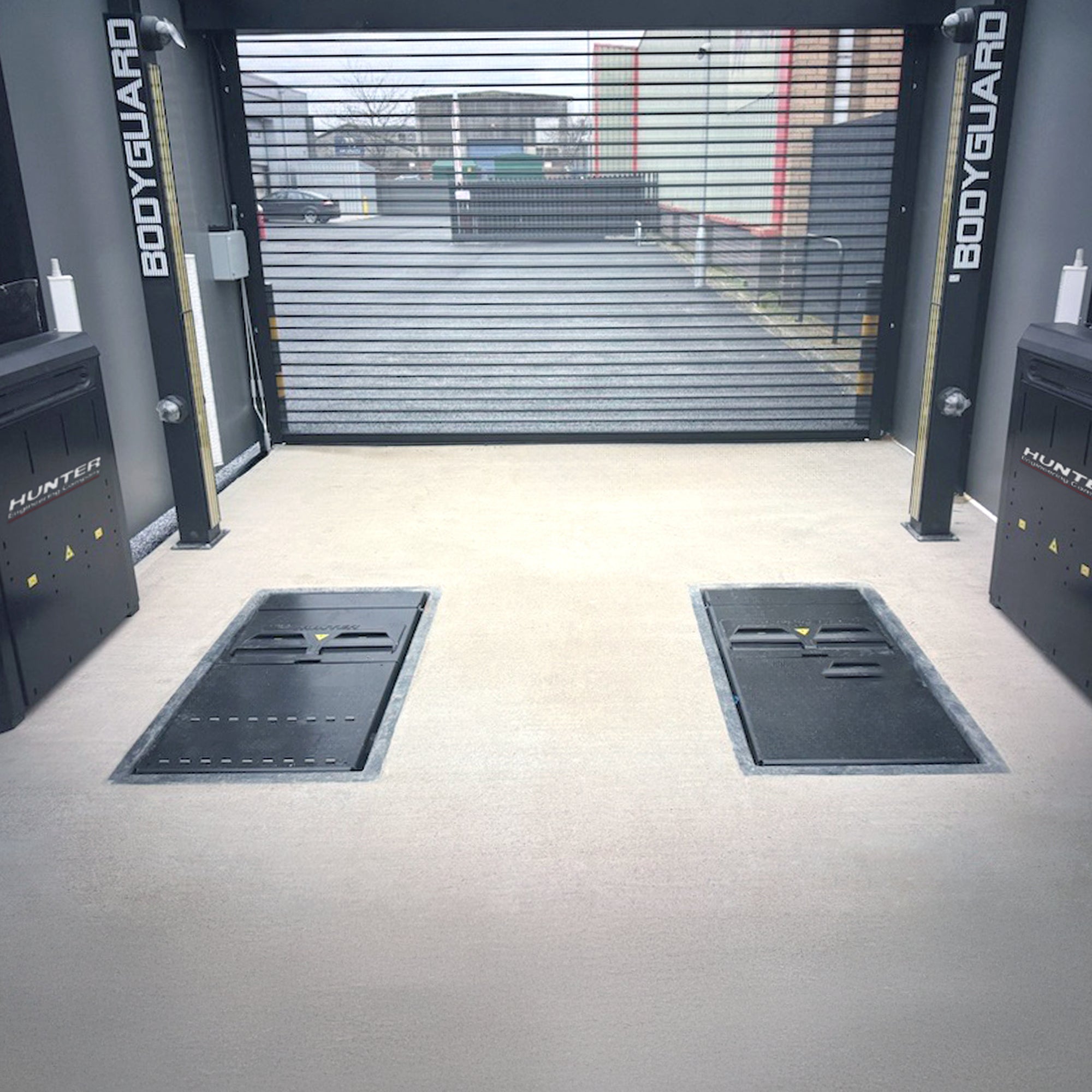 Vehicle Drive-through Inspection Tunnel