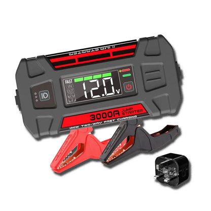 Portable 3000A Vehicle Jump Starter