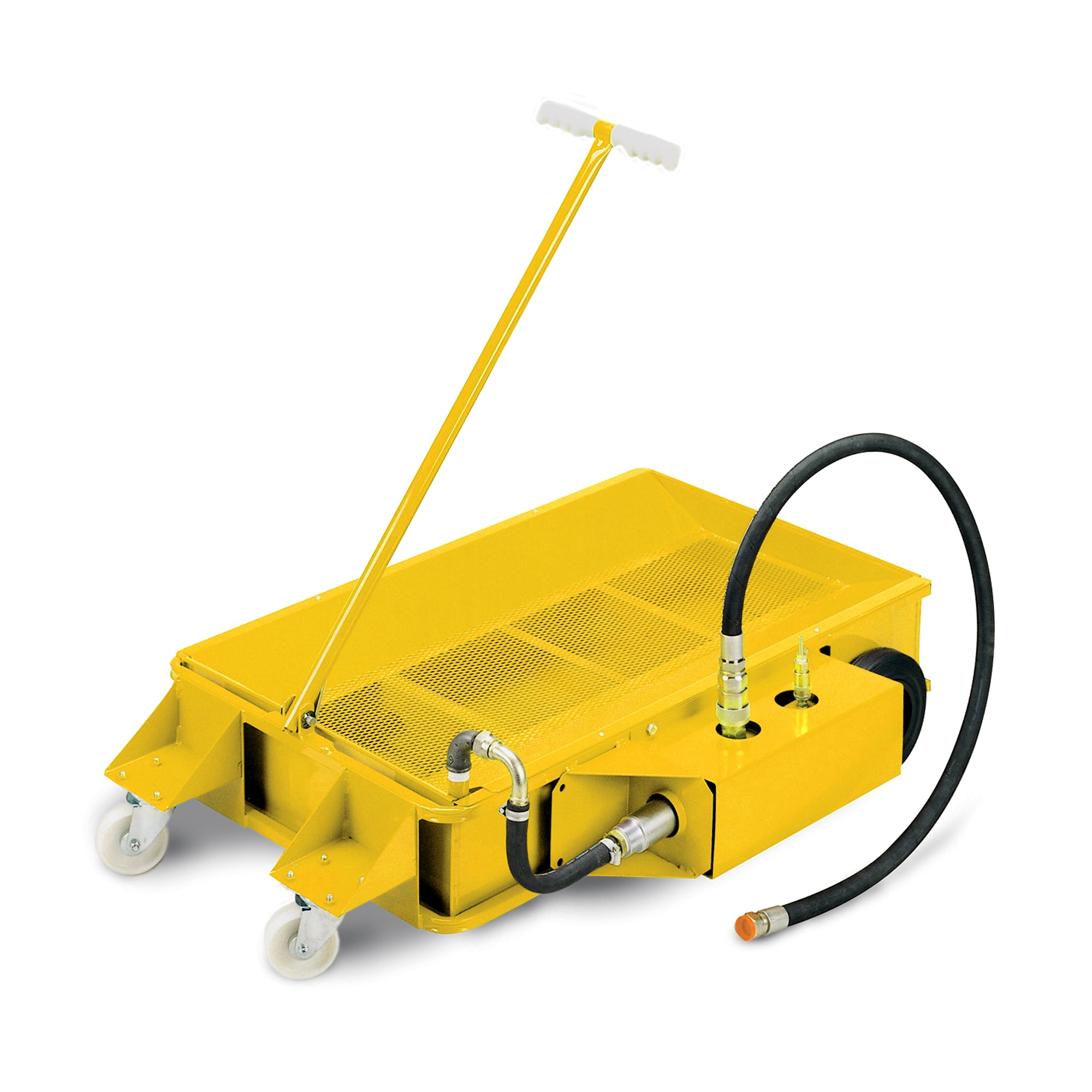 Everard Air Operated Low Profile Waste Oil Drainer Yellow